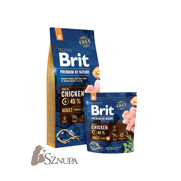 BRIT PREMIUM BY NATURE M ADULT - 15KG