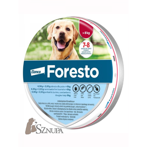 ELANCO FORESTO OBROŻA DLA PSÓW DUŻYCH 70CM