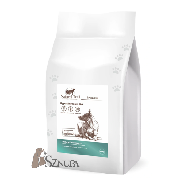 NATURAL TRAIL PREMIUM HYPOALLERGENIC INSECTS - 20KG (10KGx2)