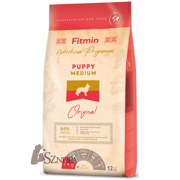 FITMIN DOG MEDIUM PUPPY - 12KG