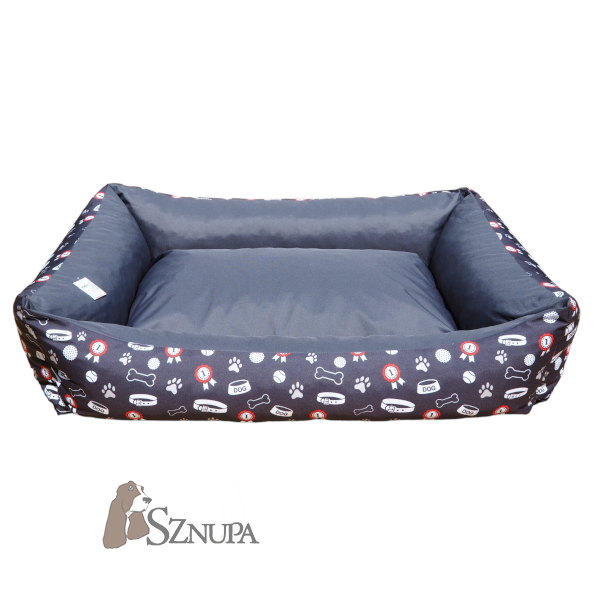 GRP LOŻA ZAMKIEM XXXL 130x90x23CM - GRAFIT/CIEMNY GRAFIT