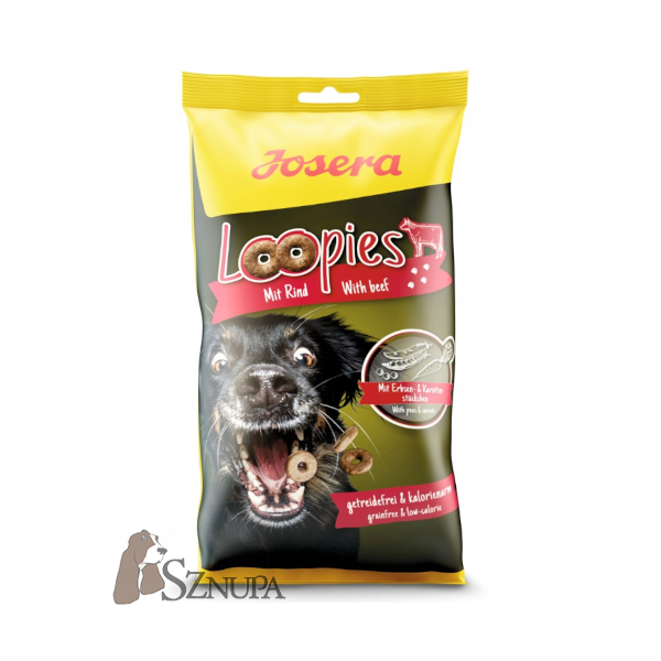 JOSERA LOOPIES MIĘSNE KRĄŻKI Z WOŁOWINĄ 150G