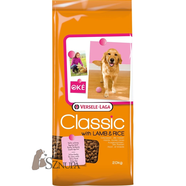 VERSELE-LAGA CLASSIC DOG LAMB & RICE - 20KG