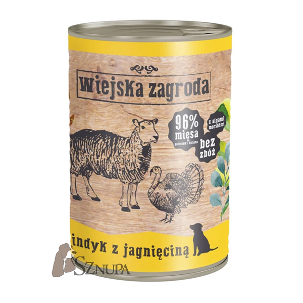 WIEJSKA ZAGRODA INDYK Z JAGNIĘCINĄ - 400G