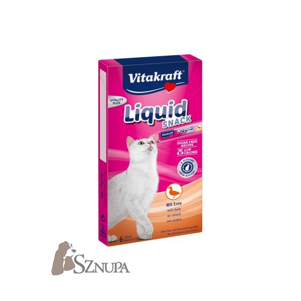 VITAKRAFT CAT LIQUID SNACK DUCK - 6x15G