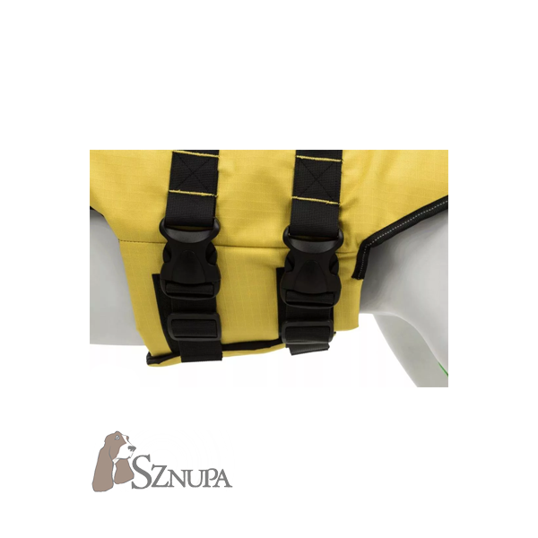 TRIXIE (30128) KAMIZELKA RATUNKOWA (KAPOK) DLA PSA ROZ. L 50-80CM - CZARNO/ŻÓŁTA