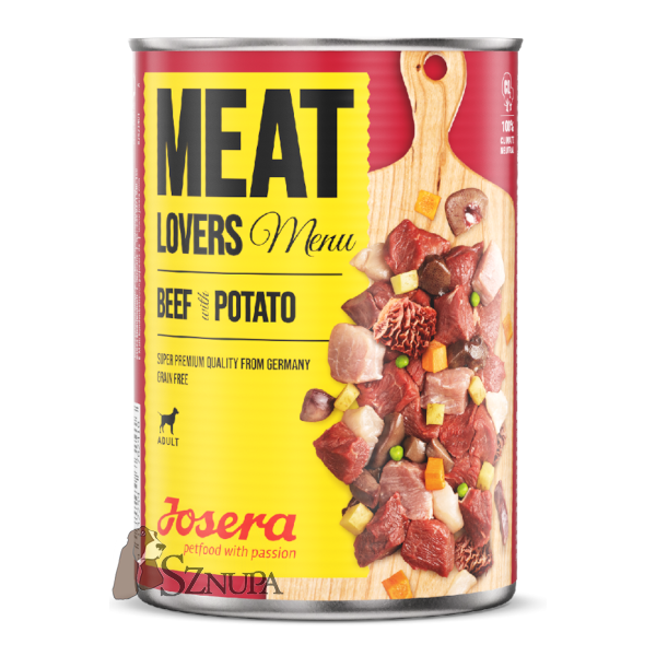 JOSERA MEAT LOVERS MENU BEEF WITH POTATO - 400G