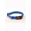 DINO OBROŻA TAŚMA Z ZAPIĘCIEM 25MM/40-70CM ODBLASKOWA NIEBIESKA