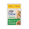 CAT CHOW STERILISED Z KURCZAKIEM I BAKŁAŻANEM W SOSIE - 85G x 12