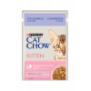 PURINA CAT CHOW KITTEN Z JAGNIĘCINĄ I CUKINIĄ W SOSIE - 85G x 6