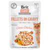 BRIT CARE CAT FILETS IN GRAVY CHOICE CHICKEN POUCH - 85G
